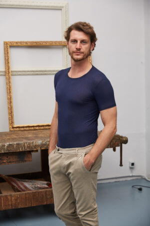 T-Shirt Collo Tondo Mezza Manica Uomo